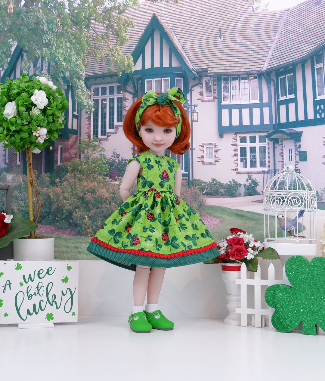 Wee Bit Lucky - dress with shoes for Ruby Red Fashion Friends doll