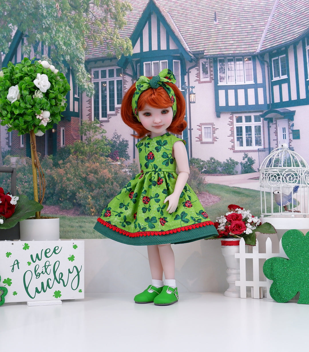 Wee Bit Lucky - dress with shoes for Ruby Red Fashion Friends doll