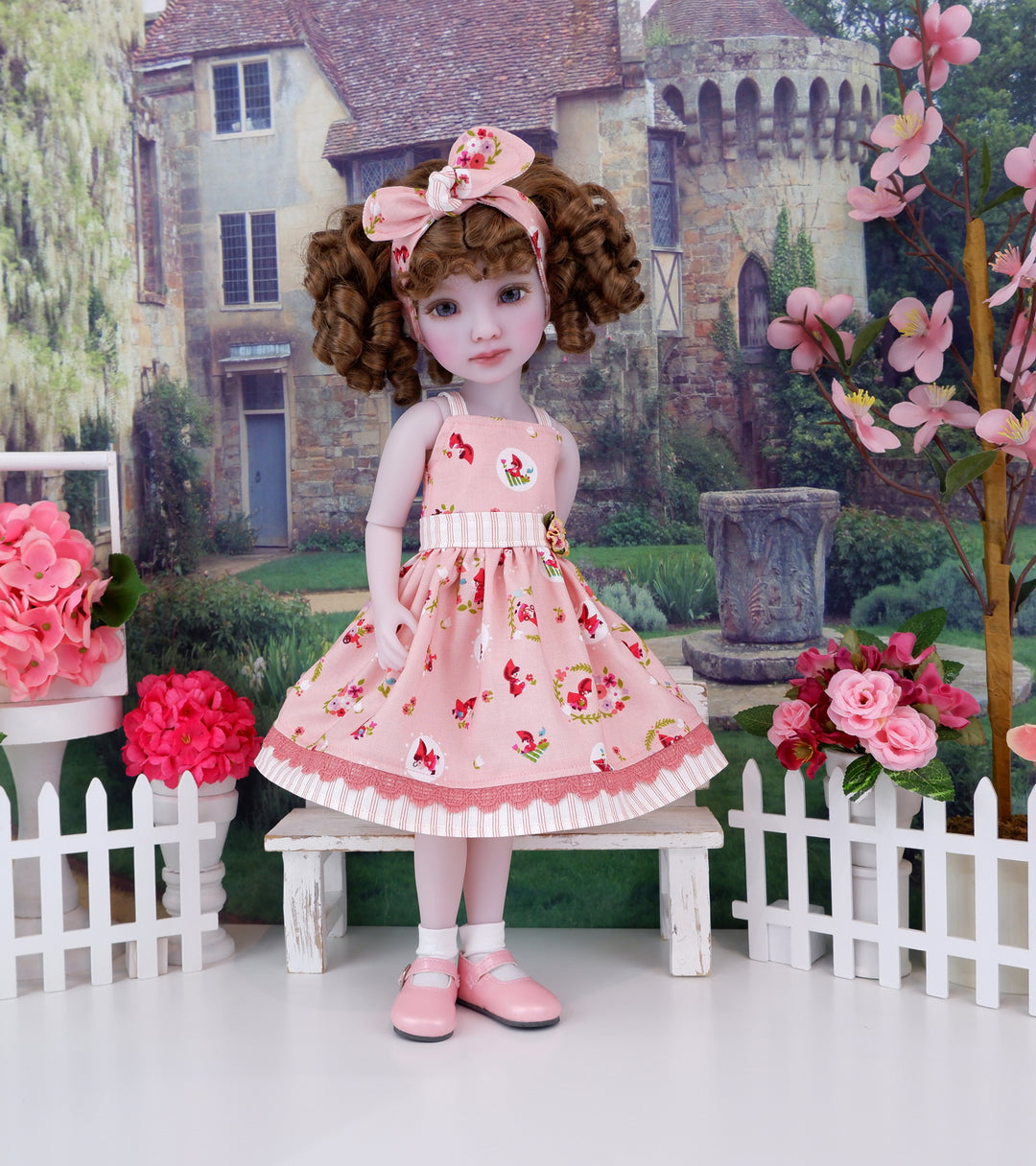 Wee Riding Hood - dress and shoes for Ruby Red Fashion Friends doll