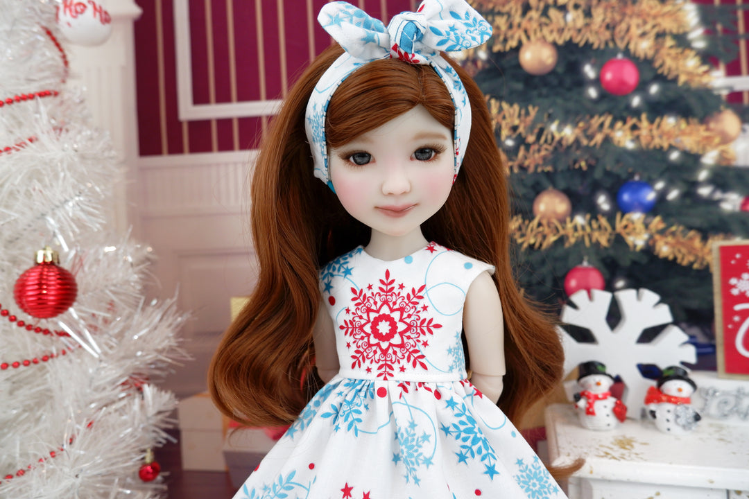 Whoville Snow - dress with boots for Ruby Red Fashion Friends doll