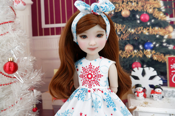 Whoville Snow - dress with boots for Ruby Red Fashion Friends doll