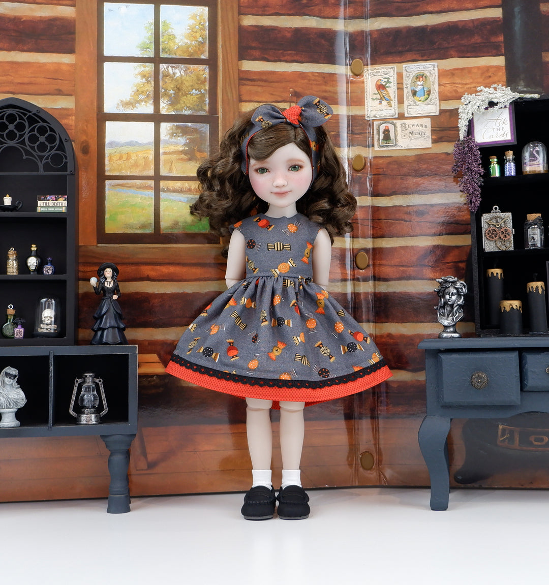Wicked Candies - dress with loafers for Ruby Red Fashion Friends doll