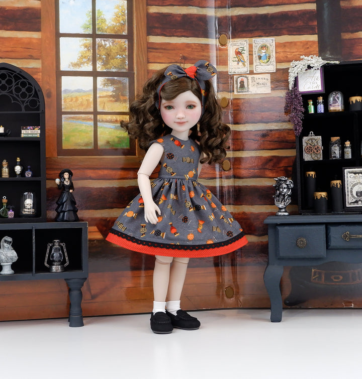 Wicked Candies - dress with loafers for Ruby Red Fashion Friends doll