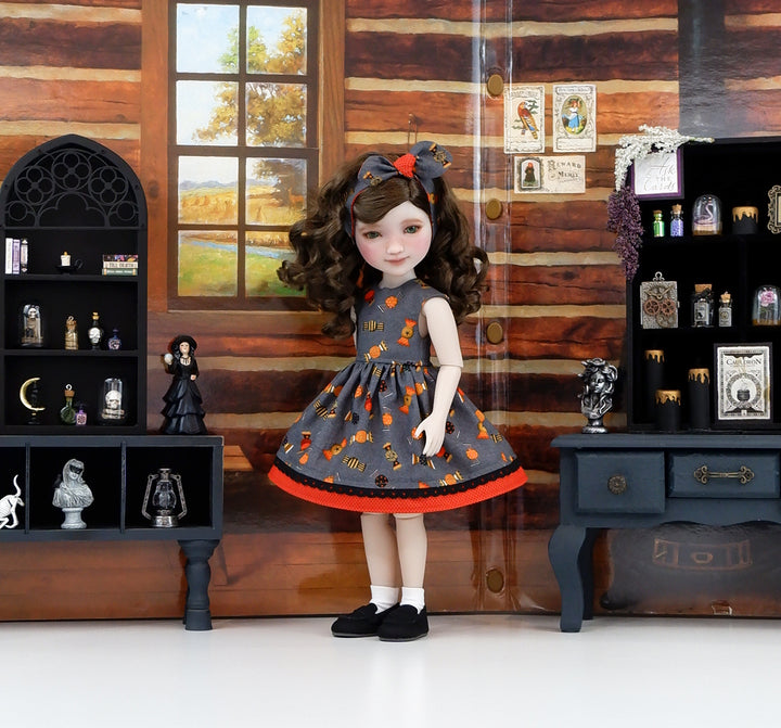 Wicked Candies - dress with loafers for Ruby Red Fashion Friends doll