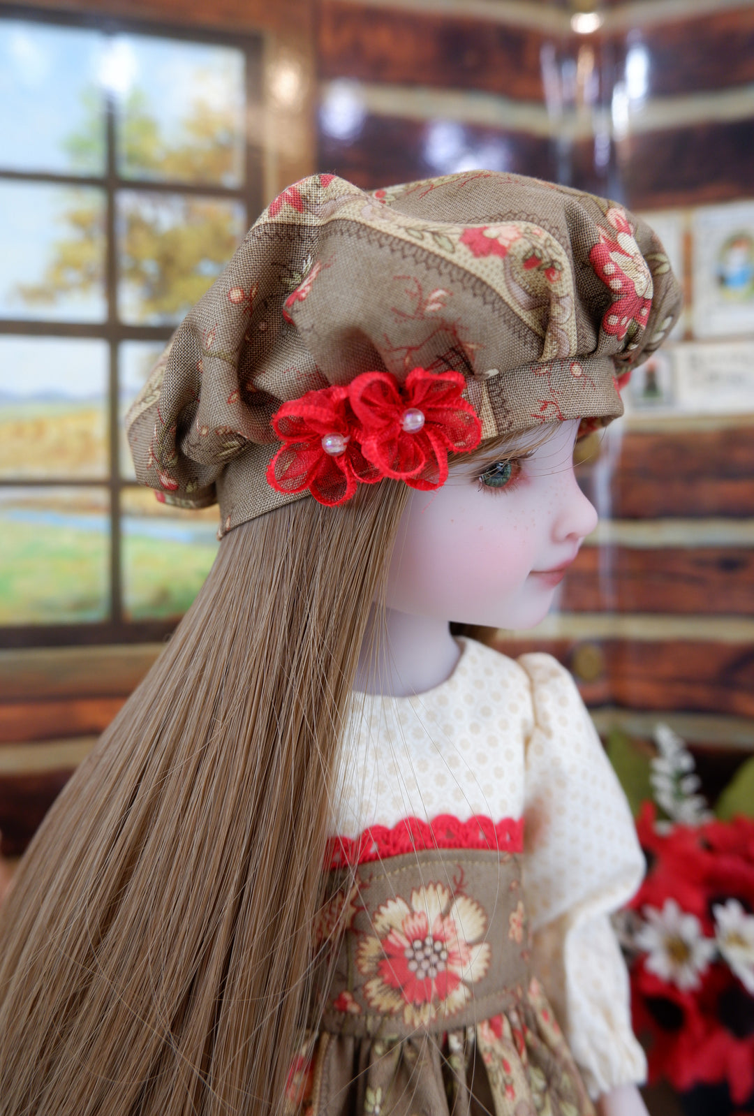 Wild Autumn Mum - dress with shoes for Ruby Red Fashion Friends doll