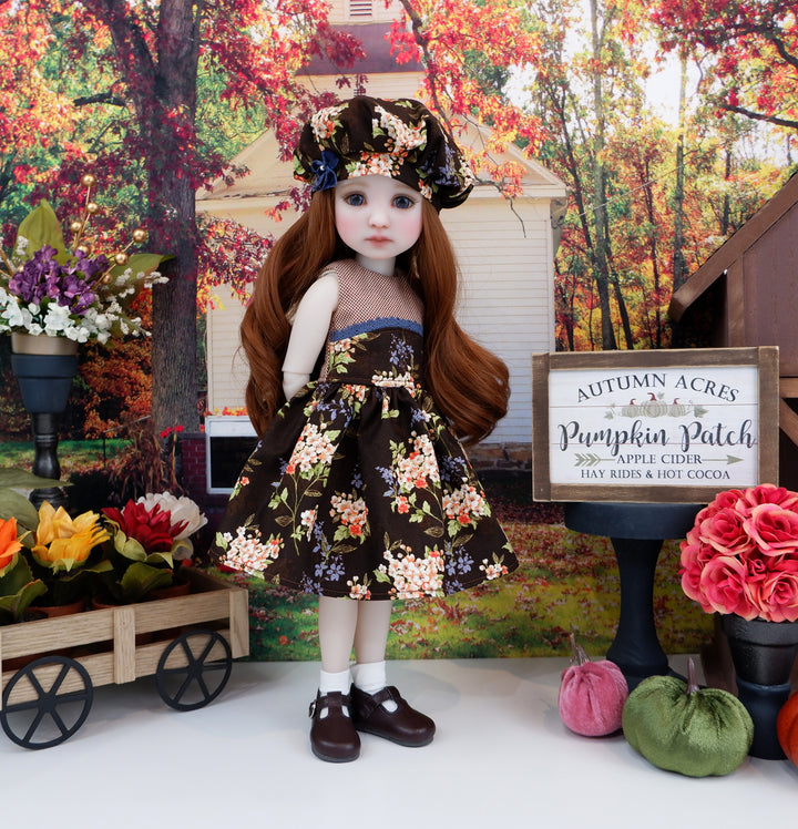 Wildflower Botany - dress and shoes for Ruby Red Fashion Friends doll