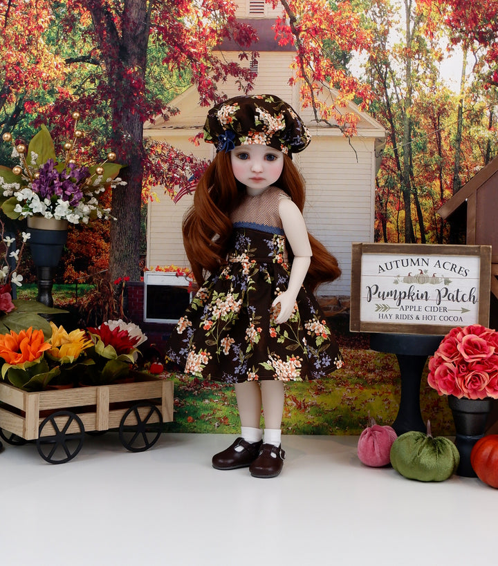 Wildflower Botany - dress and shoes for Ruby Red Fashion Friends doll