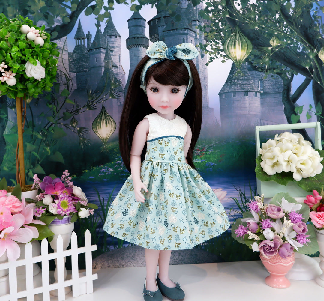 Wildflower Glen - dress and shoes for Ruby Red Fashion Friends doll