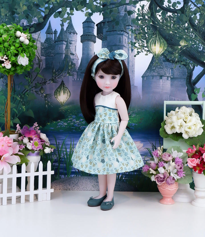 Wildflower Glen - dress and shoes for Ruby Red Fashion Friends doll