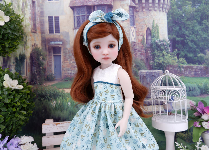 Wildflower Glen - dress and sandals for Ruby Red Fashion Friends doll
