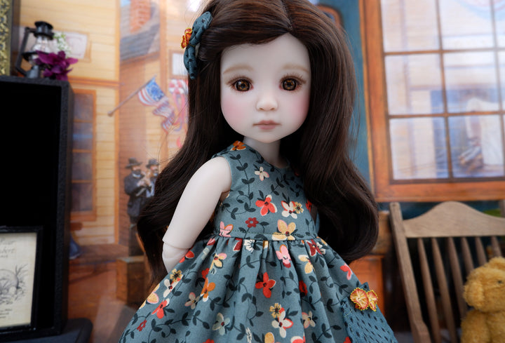Wildflower Hollow - dress, sweater &amp; boots for Ruby Red Fashion Friends doll