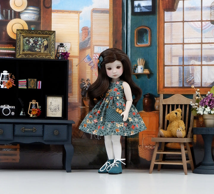 Wildflower Hollow - dress, sweater &amp; boots for Ruby Red Fashion Friends doll