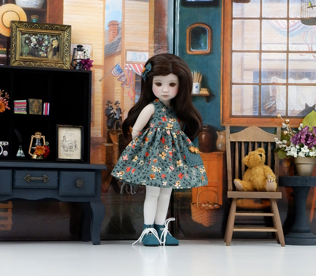 Wildflower Hollow - dress, sweater &amp; boots for Ruby Red Fashion Friends doll