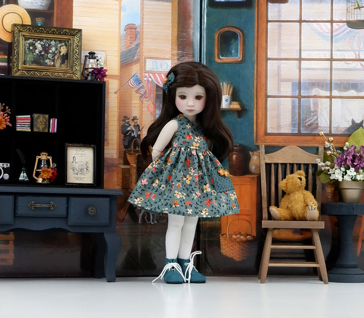 Wildflower Hollow - dress, sweater &amp; boots for Ruby Red Fashion Friends doll