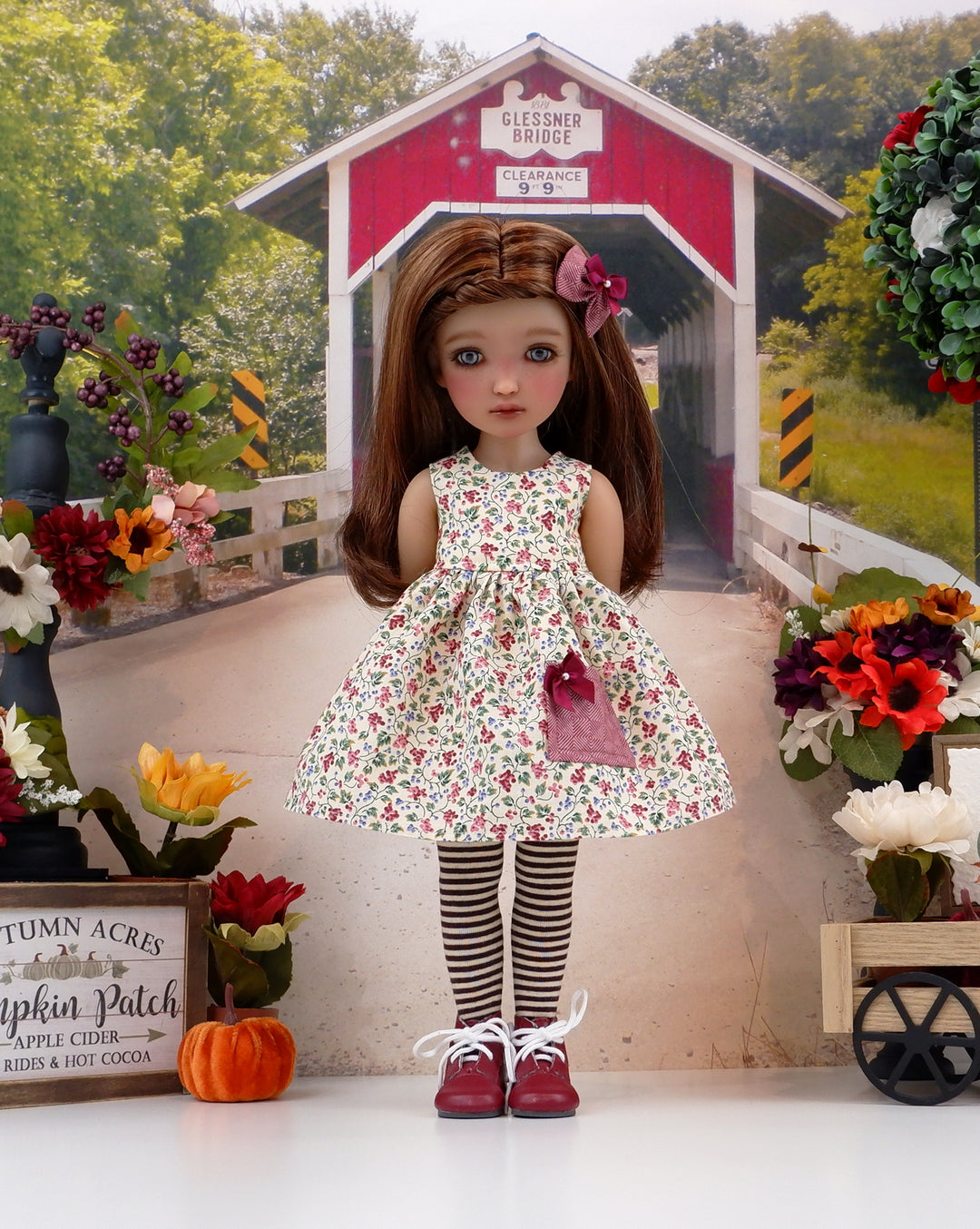 Wine on the Vine - dress, sweater &amp; boots for Ruby Red Fashion Friends doll