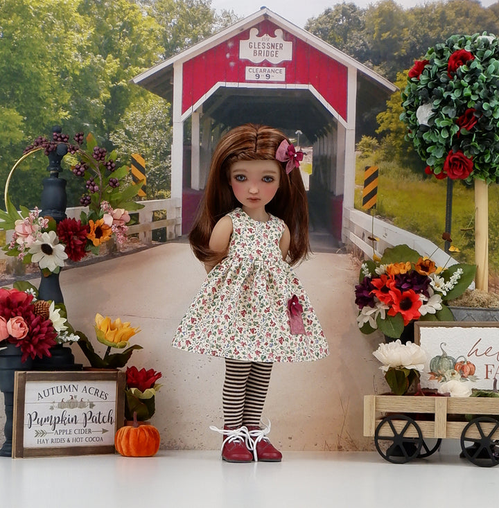 Wine on the Vine - dress, sweater &amp; boots for Ruby Red Fashion Friends doll