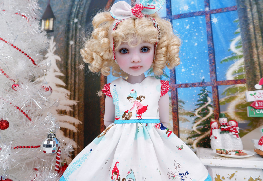 Winter Elves - dress with boots for Ruby Red Fashion Friends doll