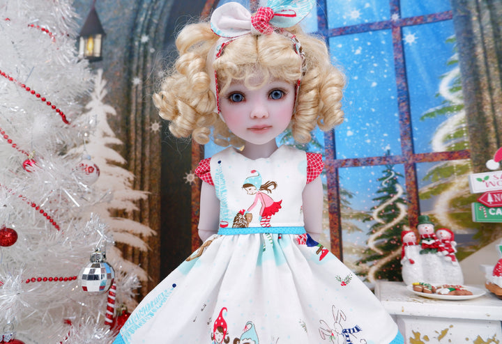 Winter Elves - dress with boots for Ruby Red Fashion Friends doll