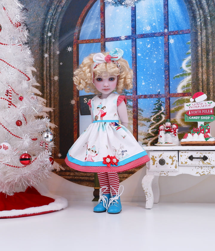 Winter Elves - dress with boots for Ruby Red Fashion Friends doll