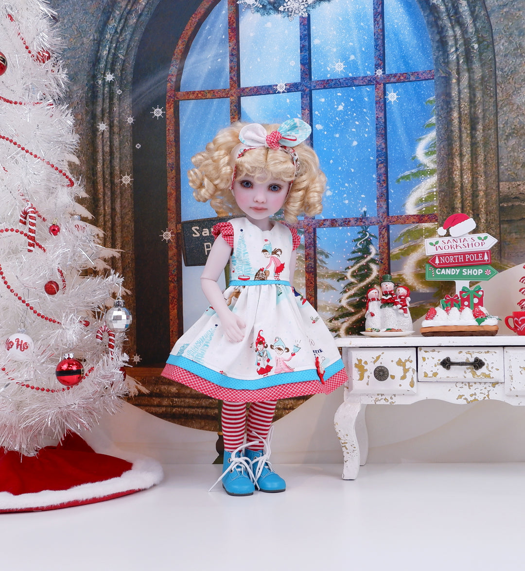 Winter Elves - dress with boots for Ruby Red Fashion Friends doll