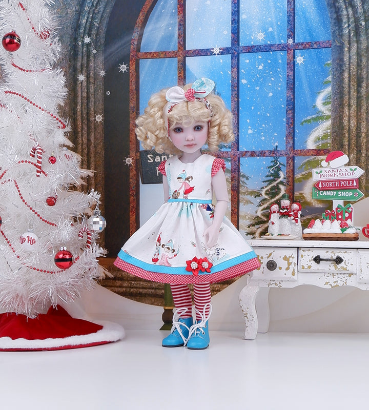 Winter Elves - dress with boots for Ruby Red Fashion Friends doll
