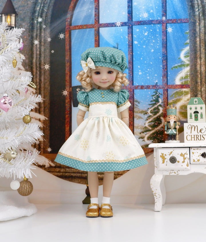Winter Flurries - dress with shoes for Ruby Red Fashion Friends doll