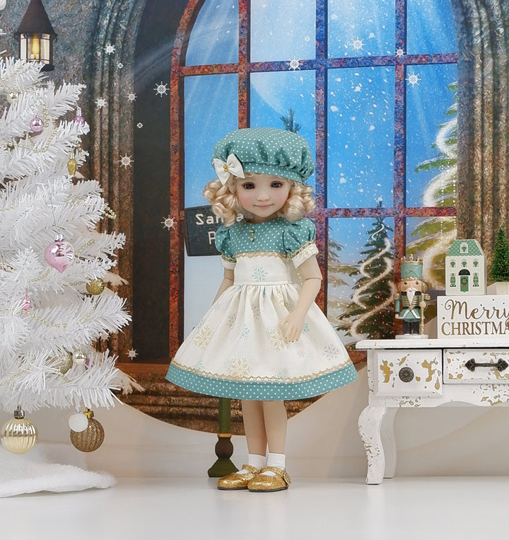Winter Flurries - dress with shoes for Ruby Red Fashion Friends doll