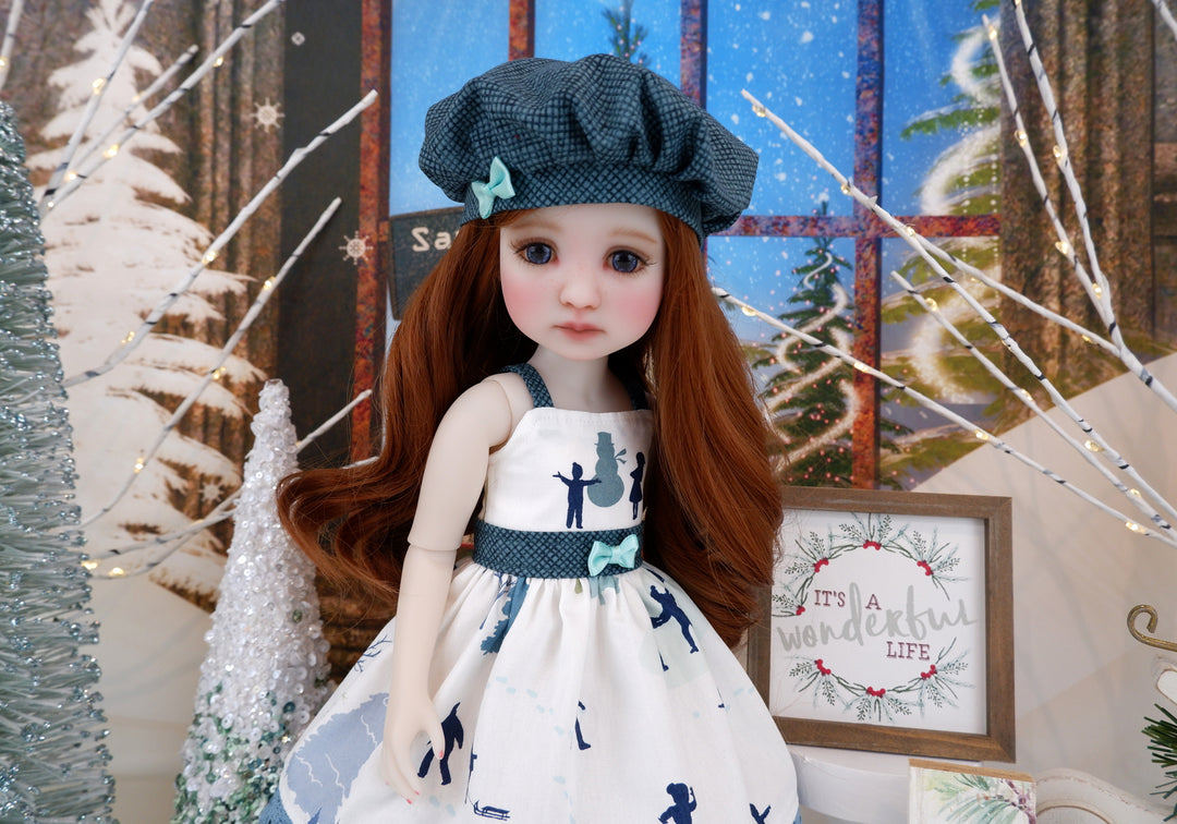 Winter Fun - dress with shoes for Ruby Red Fashion Friends doll