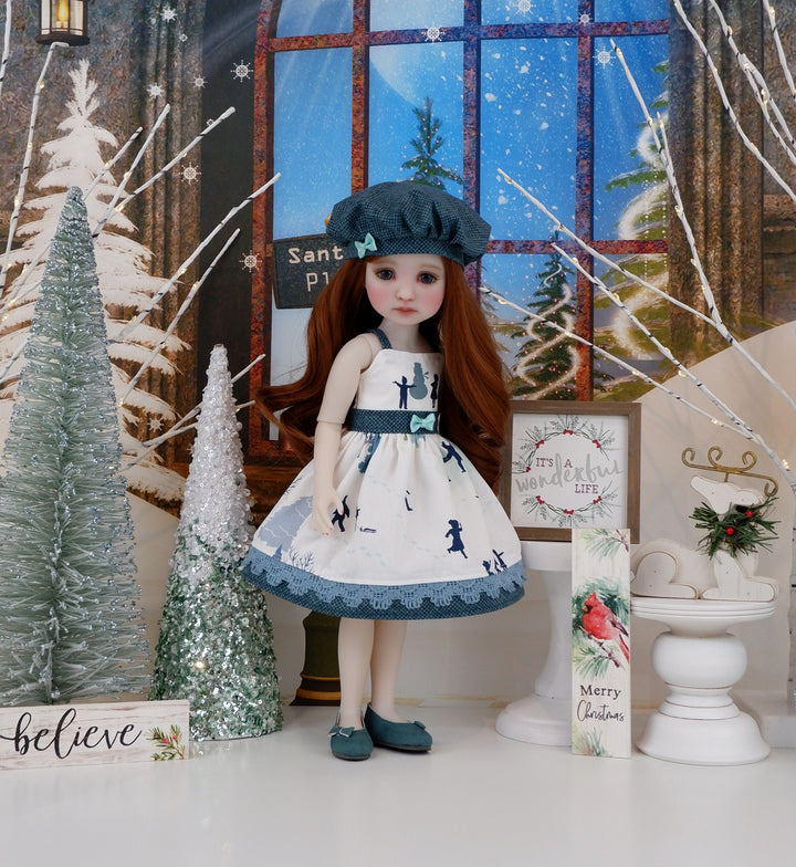 Winter Fun - dress with shoes for Ruby Red Fashion Friends doll