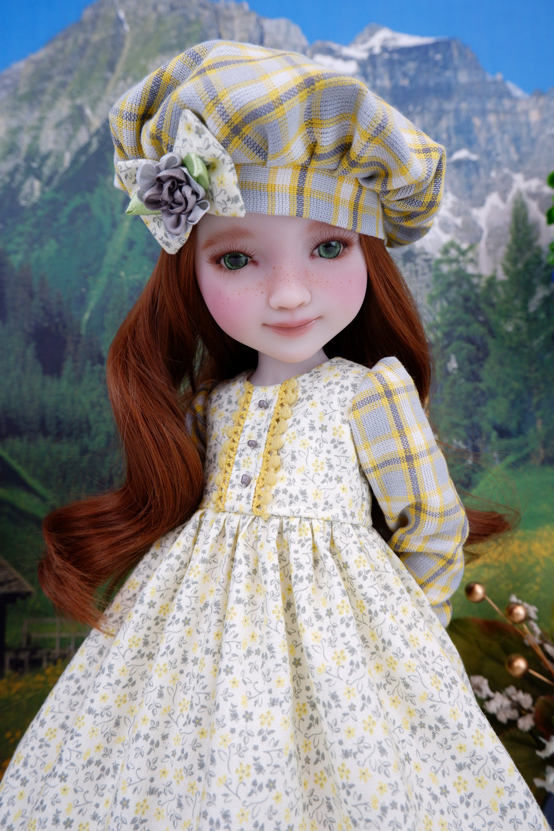 Winter Greys - dress ensemble with boots for Ruby Red Fashion Friends doll