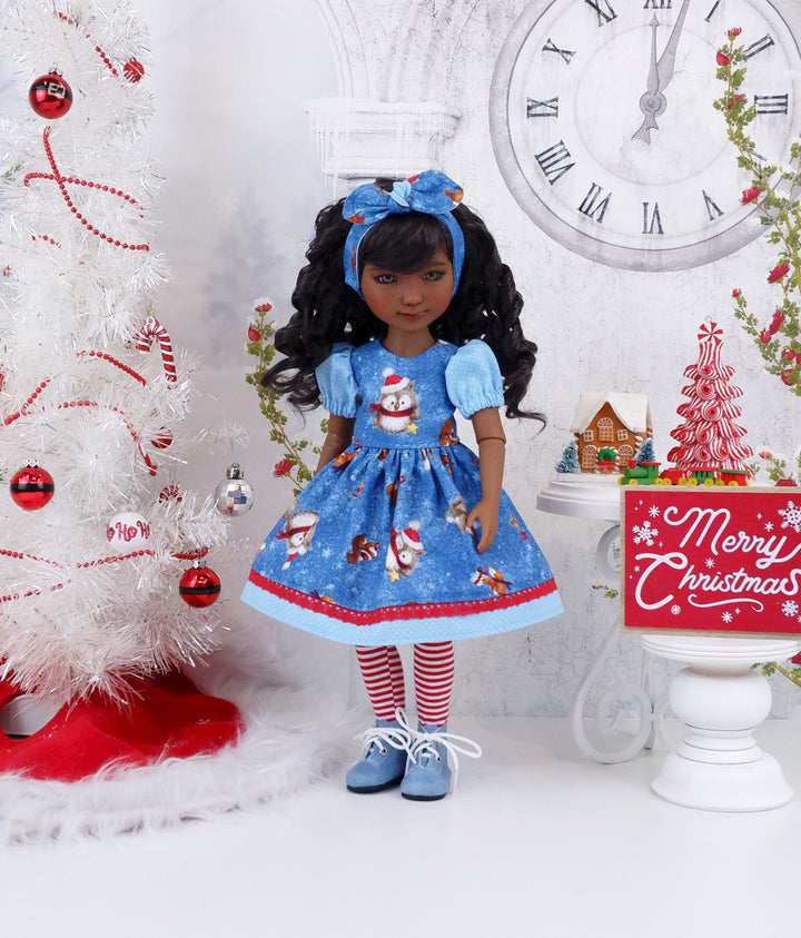 Winter Hoot - dress and boots for Ruby Red Fashion Friends doll