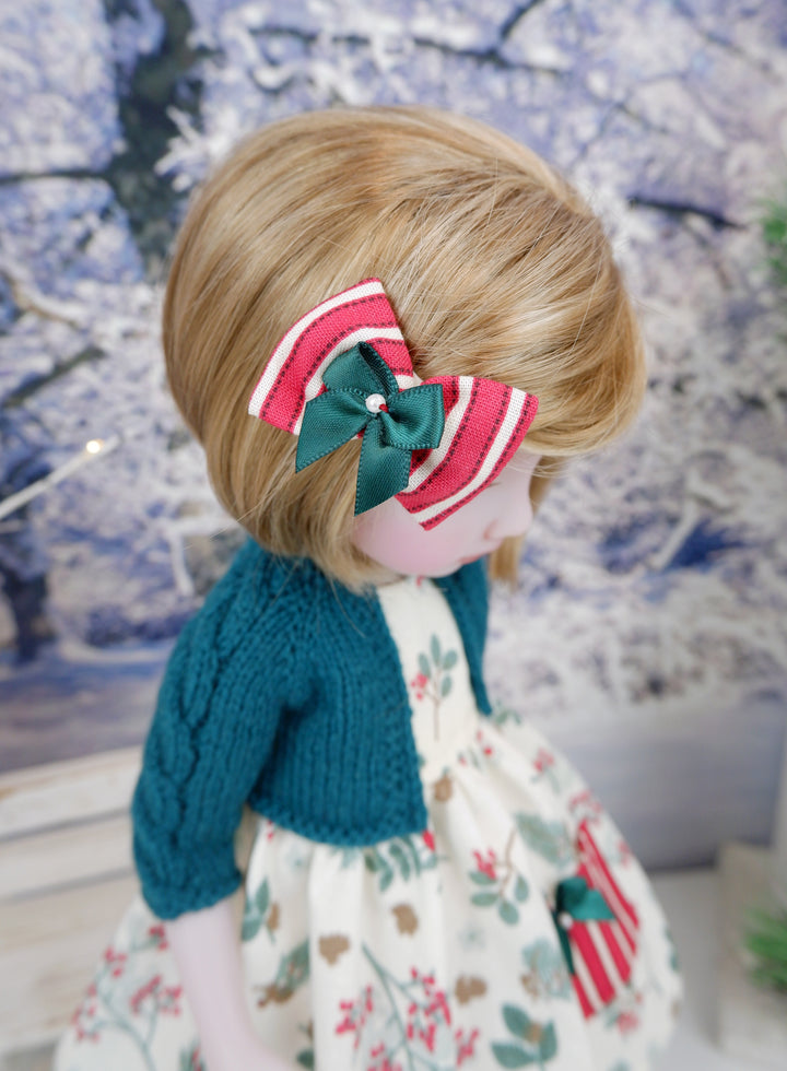 Winter Laurel - dress with sweater & boots for Ruby Red Fashion Friends doll