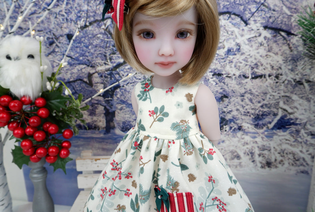 Winter Laurel - dress with sweater & boots for Ruby Red Fashion Friends doll