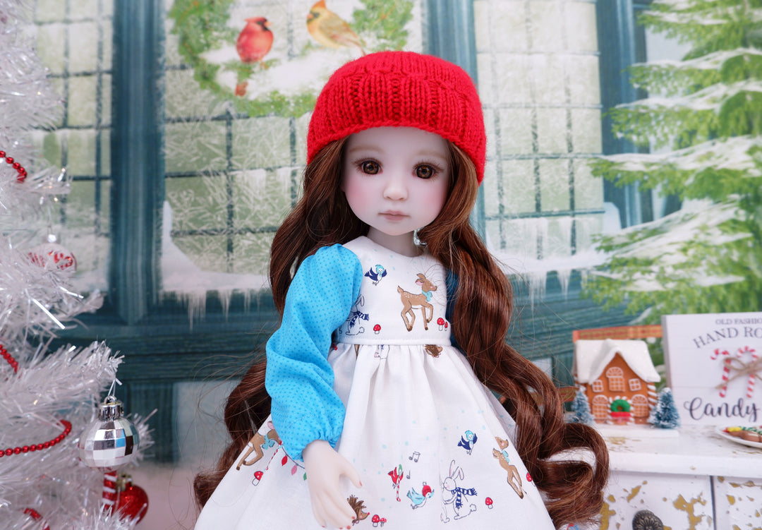 Winter Parade - dress with boots for Ruby Red Fashion Friends doll