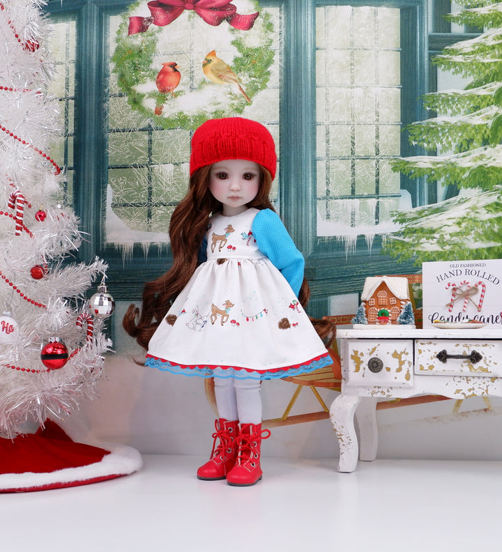 Winter Parade - dress with boots for Ruby Red Fashion Friends doll