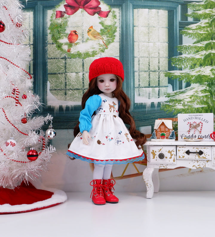Winter Parade - dress with boots for Ruby Red Fashion Friends doll