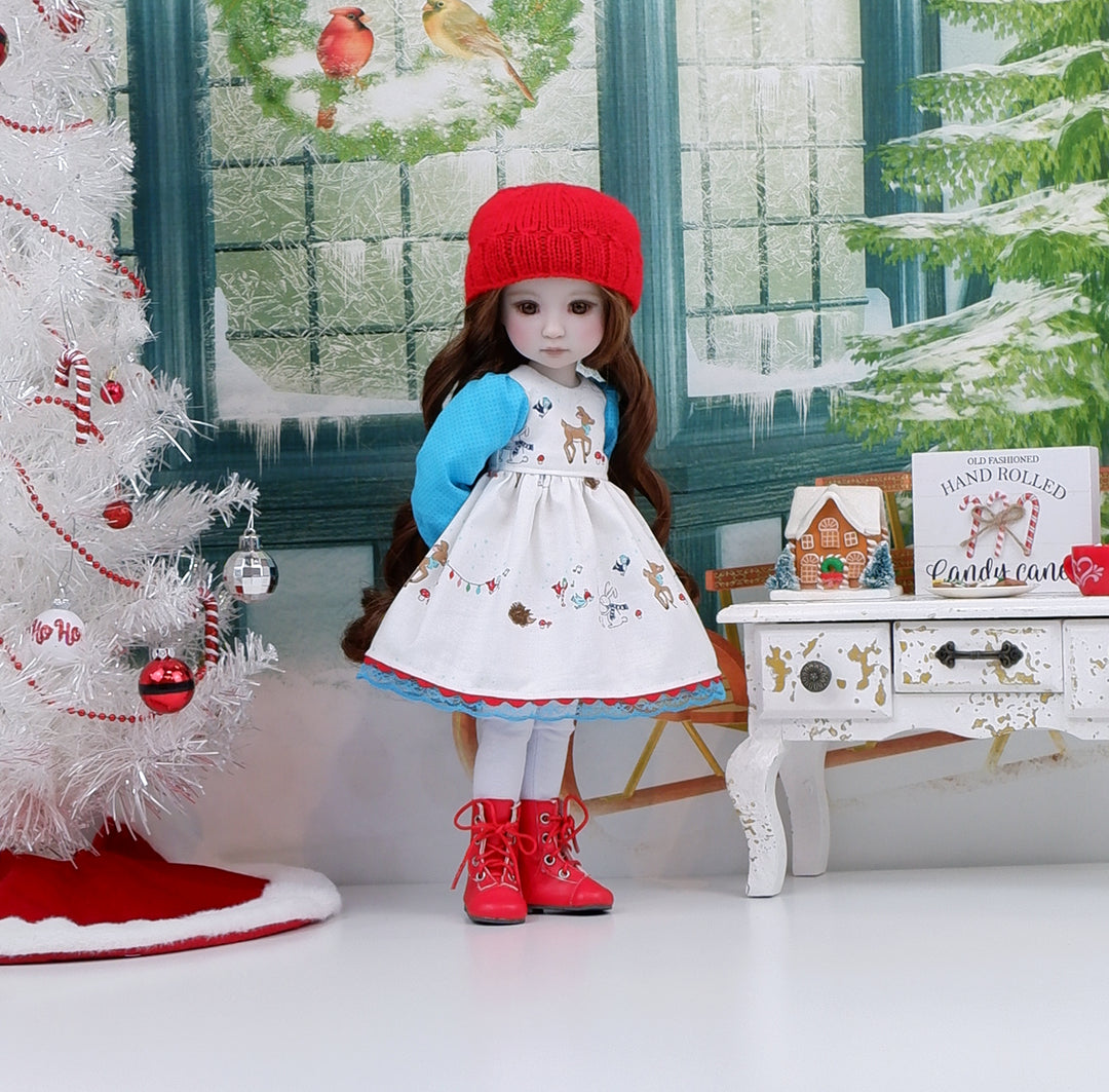Winter Parade - dress with boots for Ruby Red Fashion Friends doll