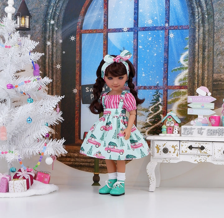 Winter Road Trip - blouse & jumper with boots for Ruby Red Fashion Friends doll