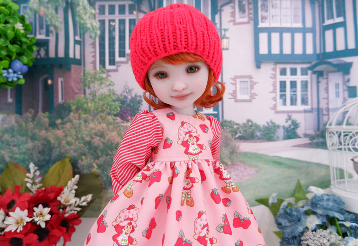 Winter Shortcake - dress ensemble with boots for Ruby Red Fashion Friends doll