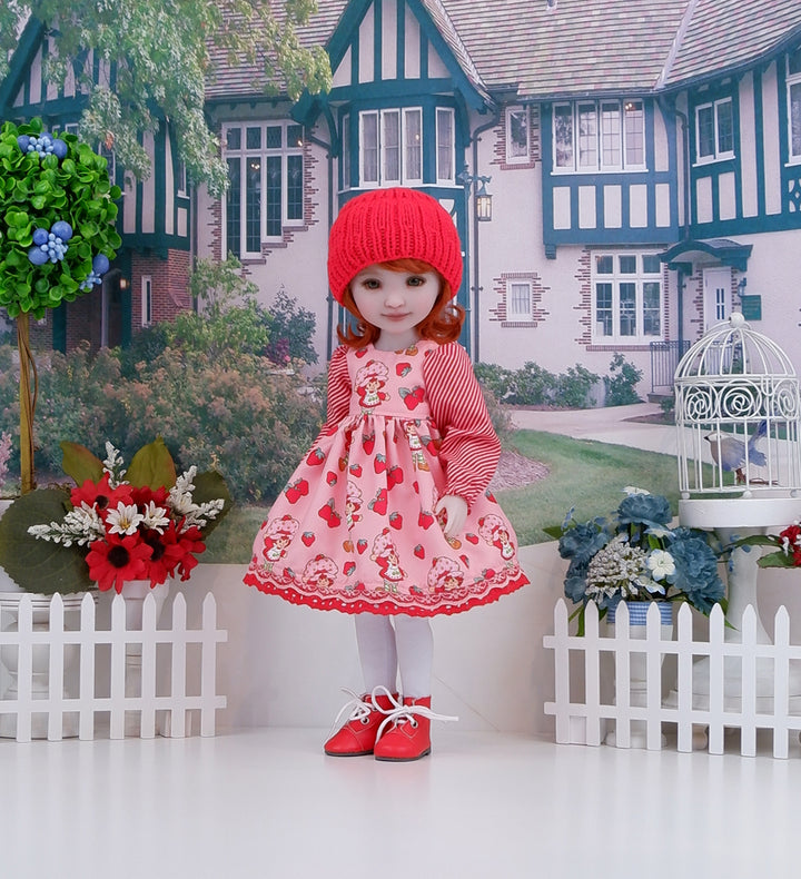 Winter Shortcake - dress ensemble with boots for Ruby Red Fashion Friends doll