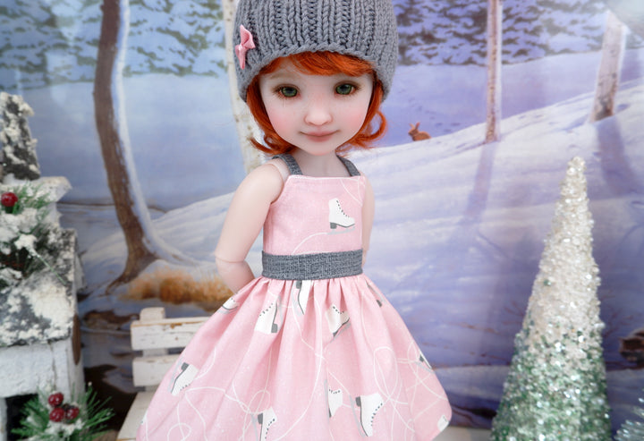 Winter Skating - dress and sweater with UGGs for Ruby Red Fashion Friends doll