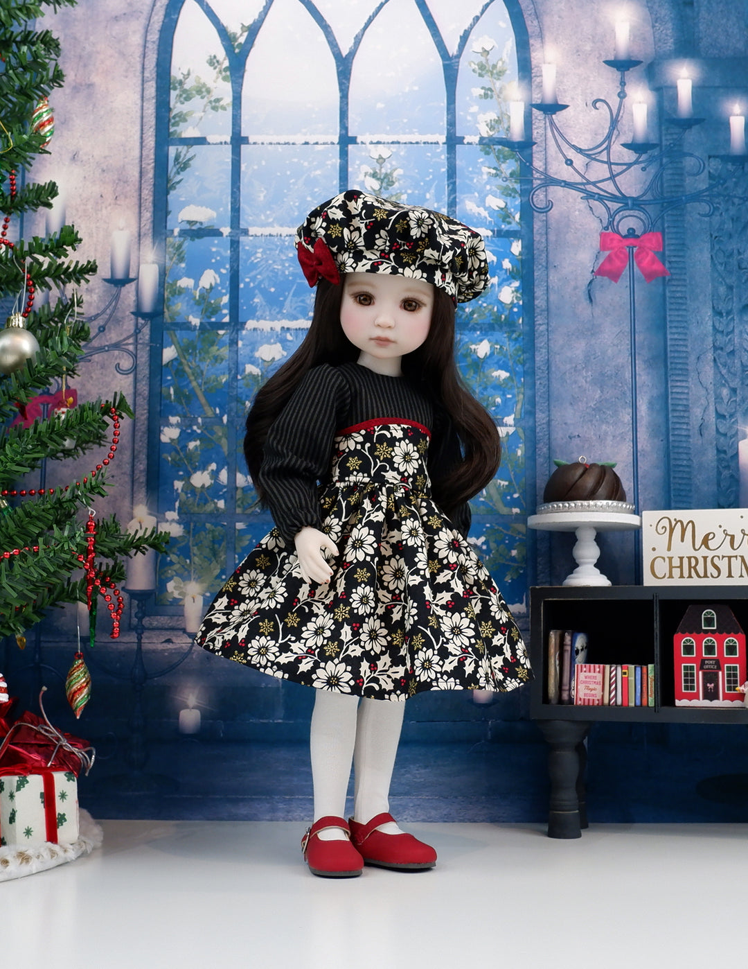 Winter Splendor - dress with shoes for Ruby Red Fashion Friends doll