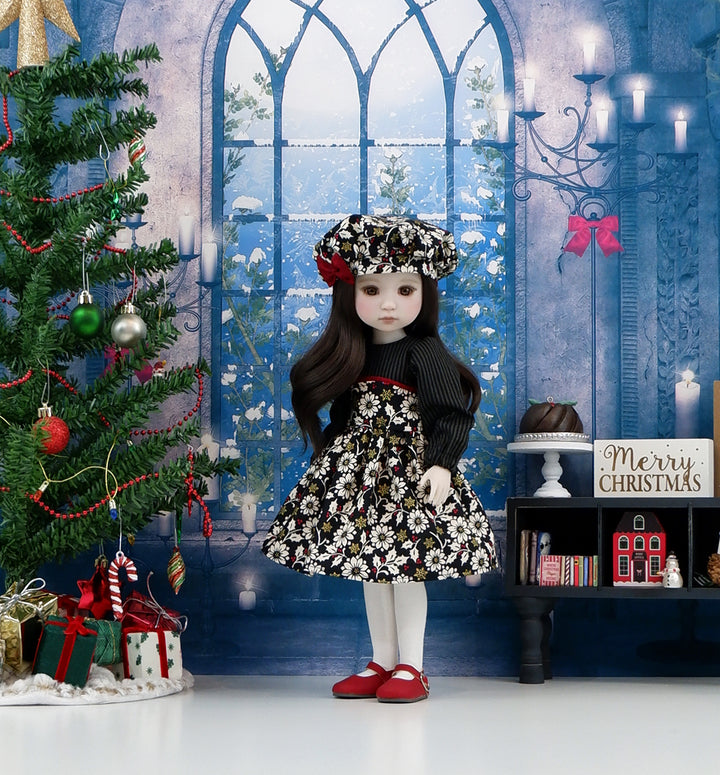 Winter Splendor - dress with shoes for Ruby Red Fashion Friends doll