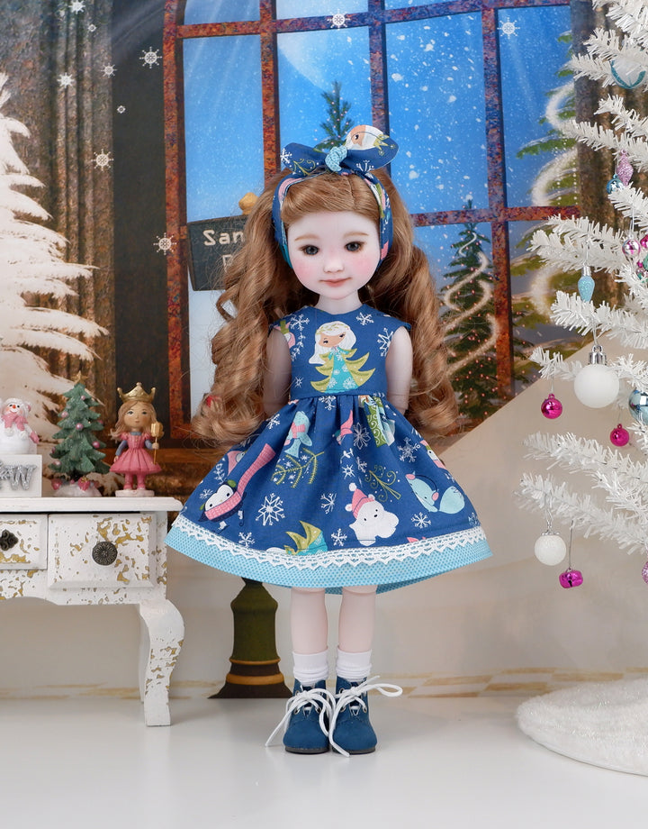 Winterland Queen - dress with boots for Ruby Red Fashion Friends doll