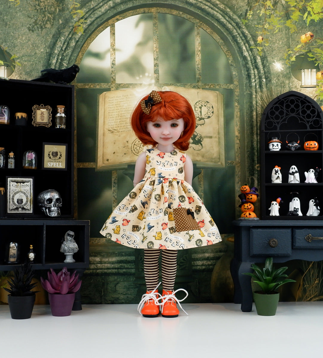 Witch in Training - dress with boots for Ruby Red Fashion Friends doll