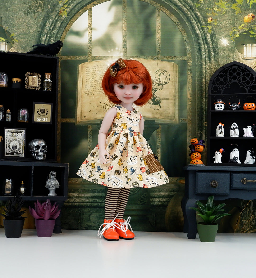 Witch in Training - dress with boots for Ruby Red Fashion Friends doll