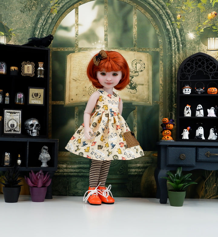 Witch in Training - dress with boots for Ruby Red Fashion Friends doll