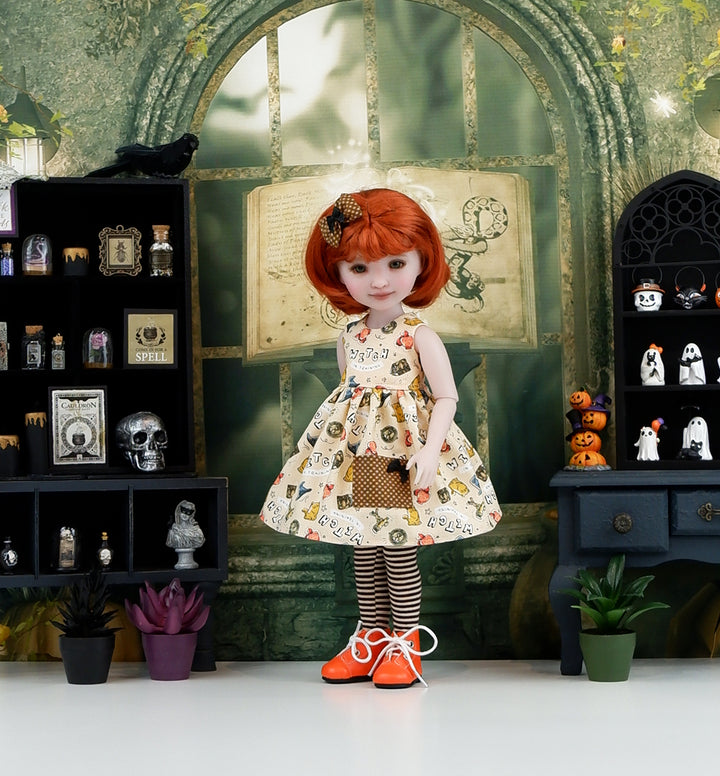Witch in Training - dress with boots for Ruby Red Fashion Friends doll