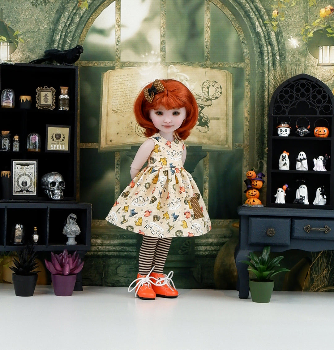 Witch in Training - dress with boots for Ruby Red Fashion Friends doll
