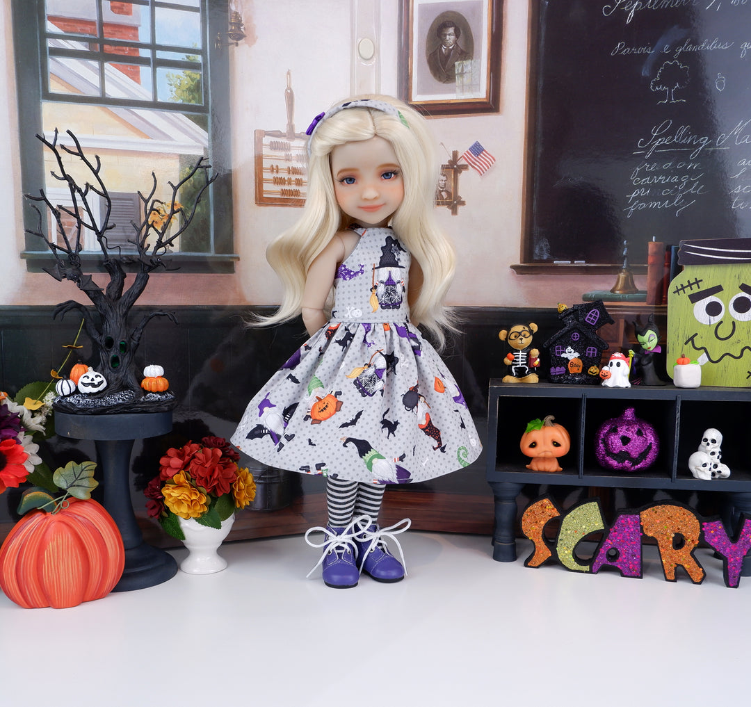 Witchy Gnomes - dress with boots for Ruby Red Fashion Friends doll